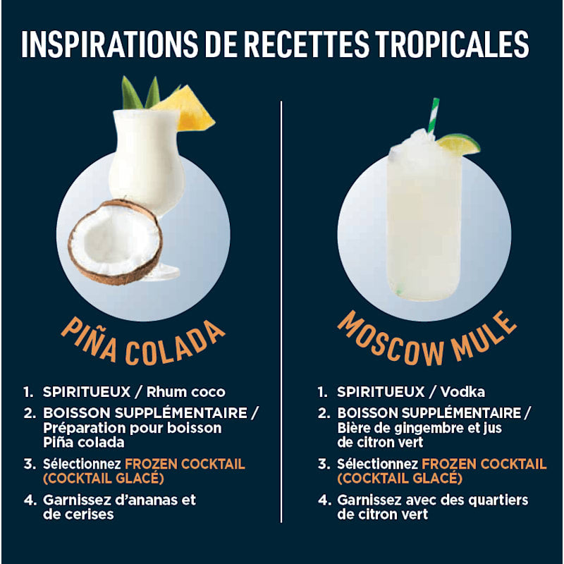 Machine à boissons glacées SLUSHi – Slushies, cocktails et granités